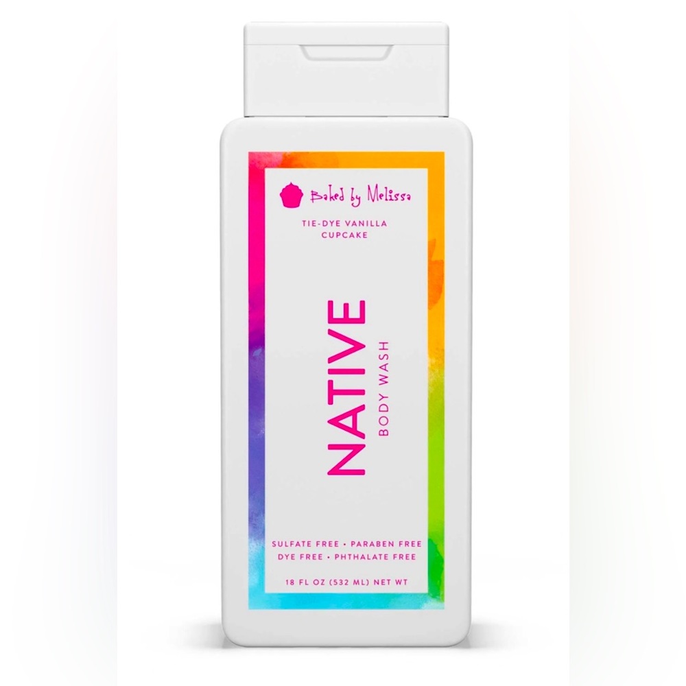 Native Tie Dye Vanilla Cupcake Body Wash